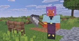 Как скрафтить и использовать копье в Майнкрафт