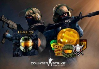 В шутер CS:GO добавили стикеры из Halo