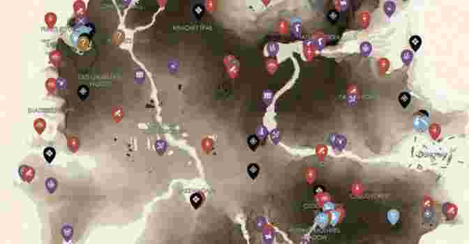 Интерактивная карта Ghost of Tsushima на ПК