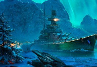 Новогоднее поздравление от создателей World of Warships