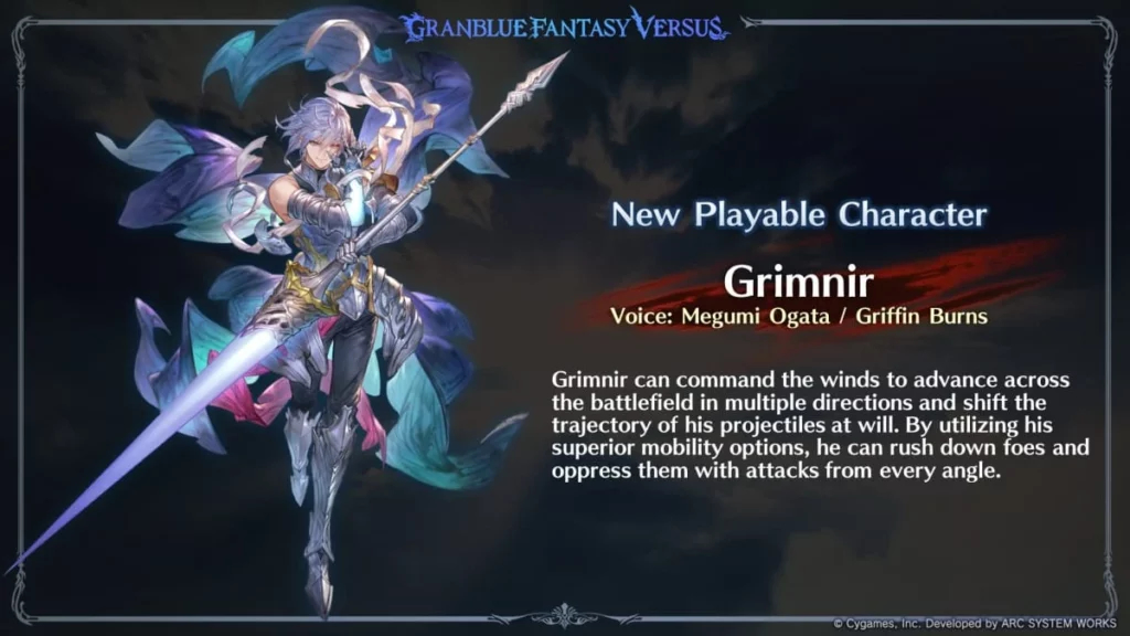 Вышел трейлер персонажа из игры Granblue Fantasy Versus: Rising