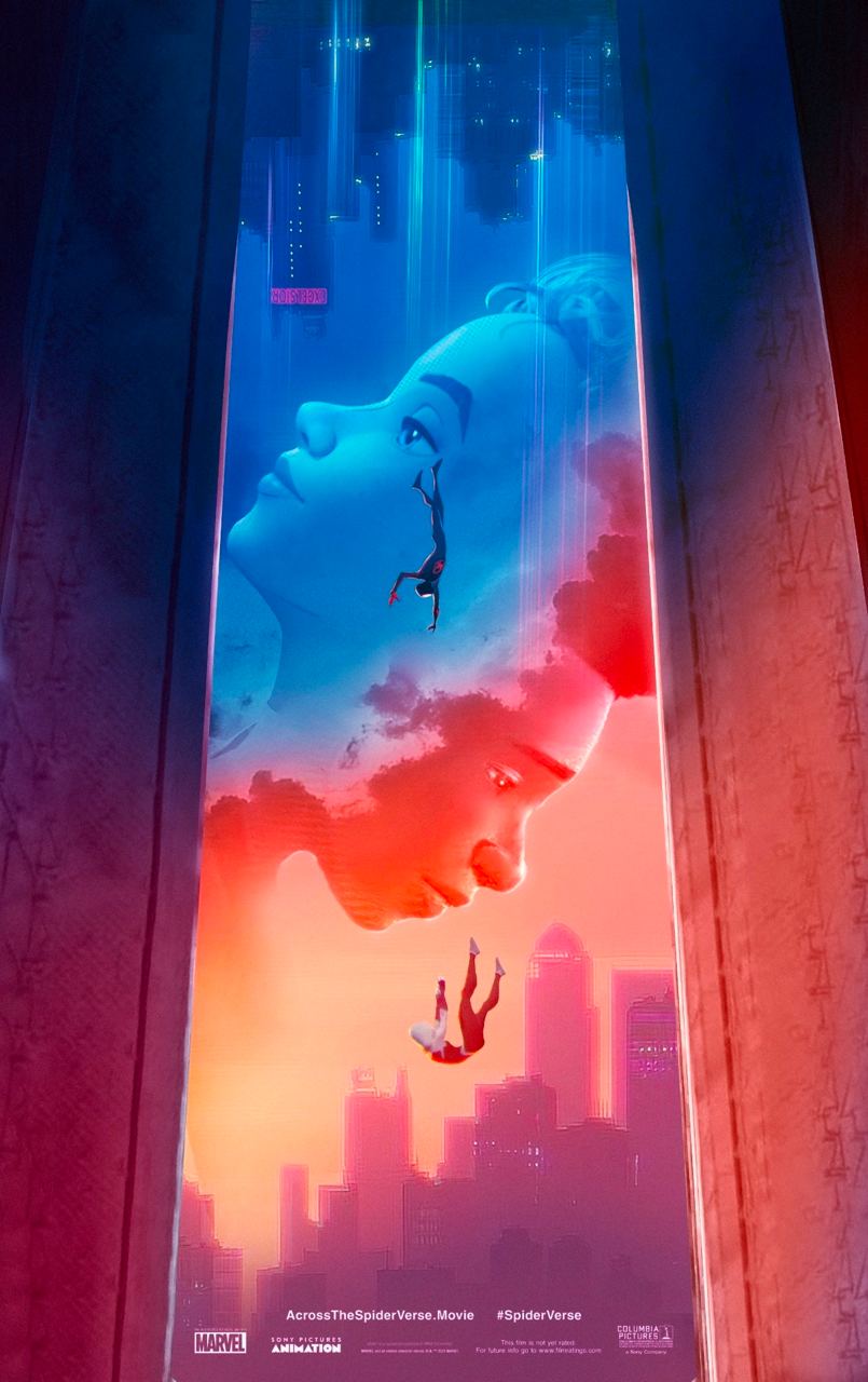 Выложили новый постер мультфильма «Человек-паук: Паутина вселенных»