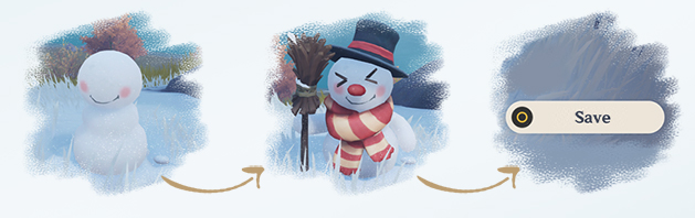 Белая пыль и снежная тень в Genshin Impact - как сделать снеговика