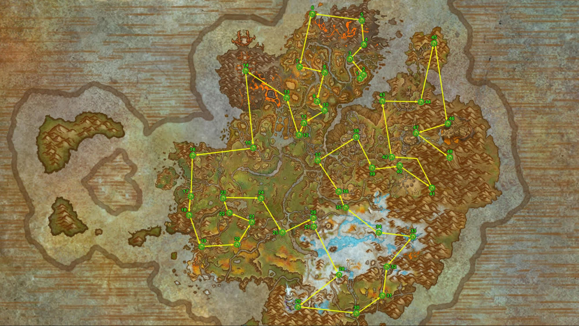 Расположение всех драконьих символов в World of Warcraft: Dragonflight
