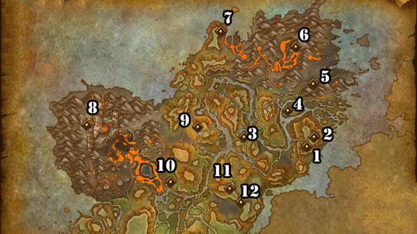 Все драконьи символы на Берегах Пробуждения в World of Warcraft: Dragonflight