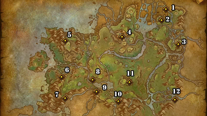 Все драконьи символы на Равнинах Он'ары в World of Warcraft: Dragonflight