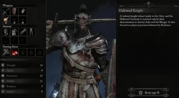 Священный рыцарь (Hallowed Knight) в Lords of the Fallen