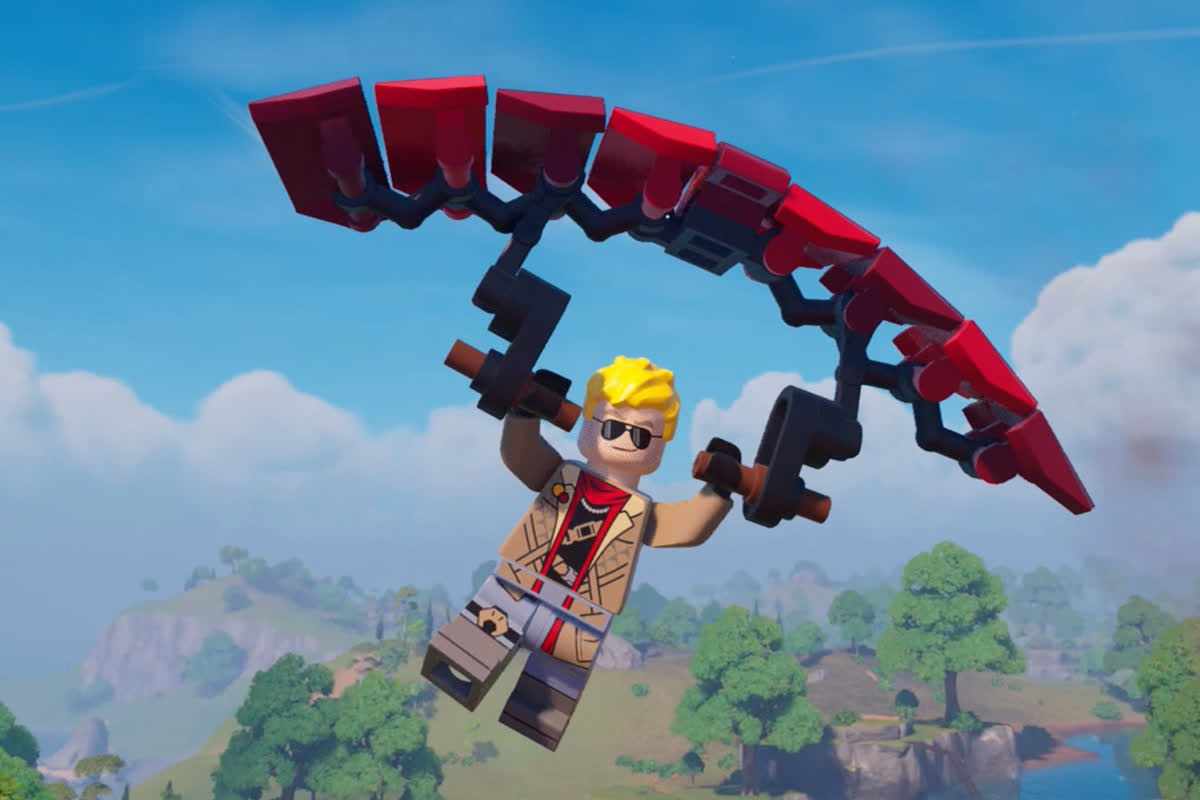 Как сделать дельтаплан (планер) в LEGO Fortnite