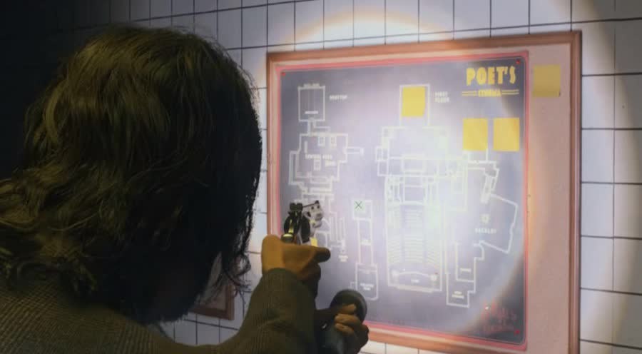 Где найти карту кинотеатра Поэтс-Синема в Alan Wake 2