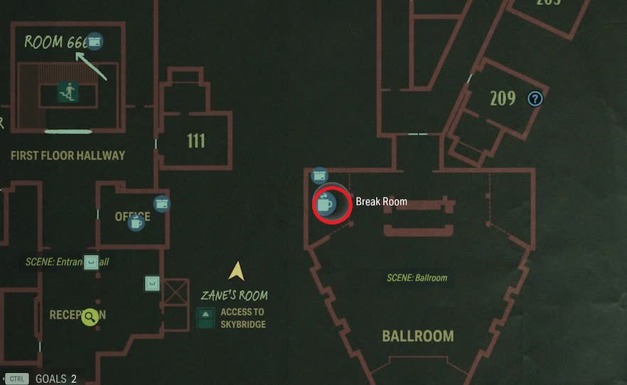 Где найти ключ от номера 101 в гостинице Оушенвью в Alan Wake 2