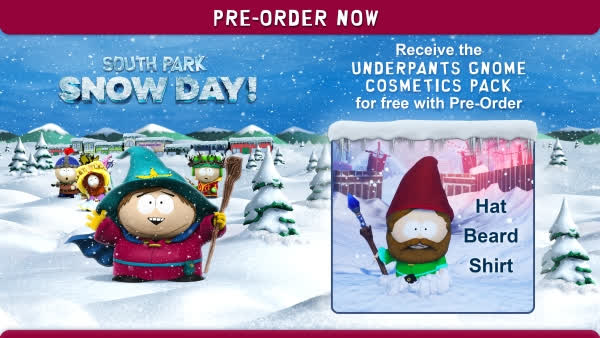 Какие бонусы дают за предзаказ South Park: Snow Day! — список наград