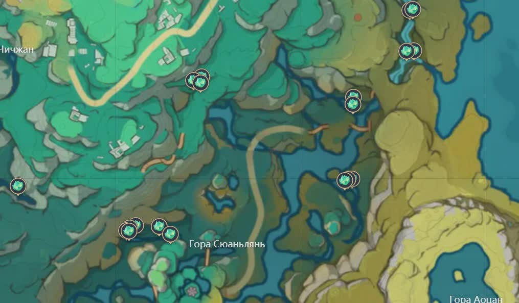 Где найти нефрит чистой воды в Genshin Impact 4.4 — весь нефрит на карте