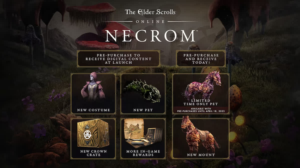 Гайд по предварительному заказу Elder Scrolls Online: Necrom — стандартное издание