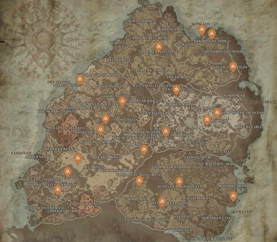 Все аспекты для Друида в Diablo 4 — где найти