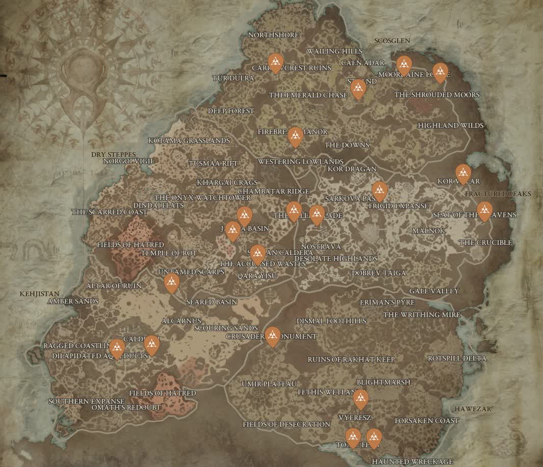 Все аспекты для Разбойницы в Diablo 4 — где найти