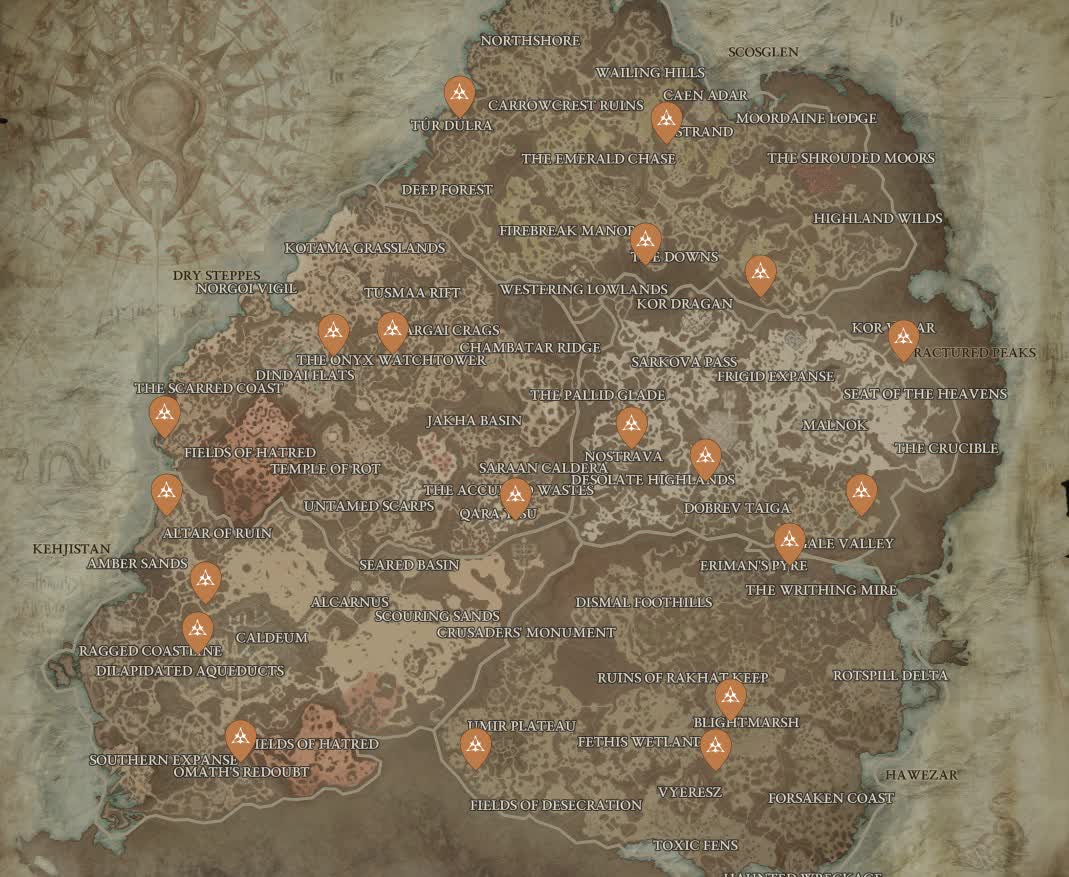 Все аспекты для Волшебницы в Diablo 4 — где найти