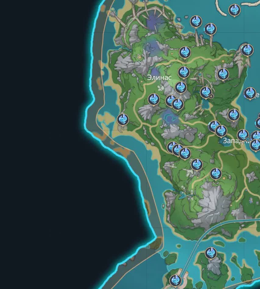 Все гидрокулы в Фонтейне в Genshin Impact 4.0 — карта