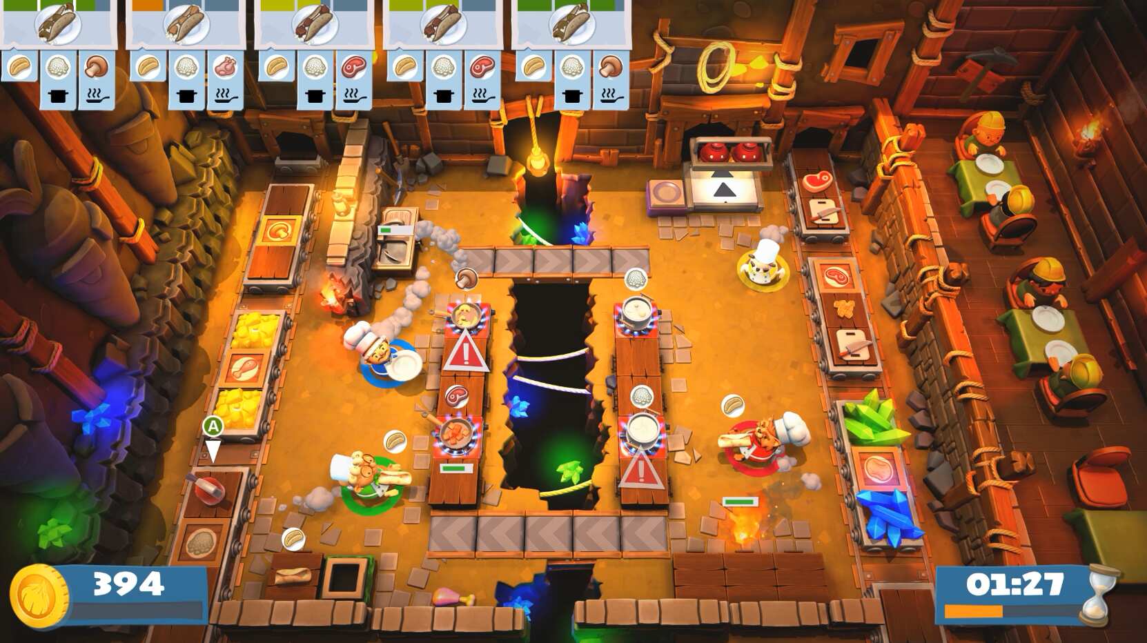 Лучшие игры для девочек на ПК в 2024-2025 году — Overcooked! 2