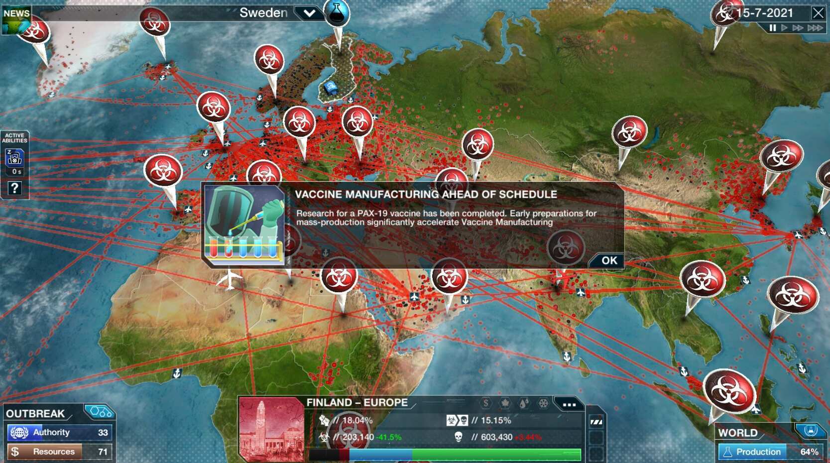 Лучшие игры стратегии на Android — Plague Inc.