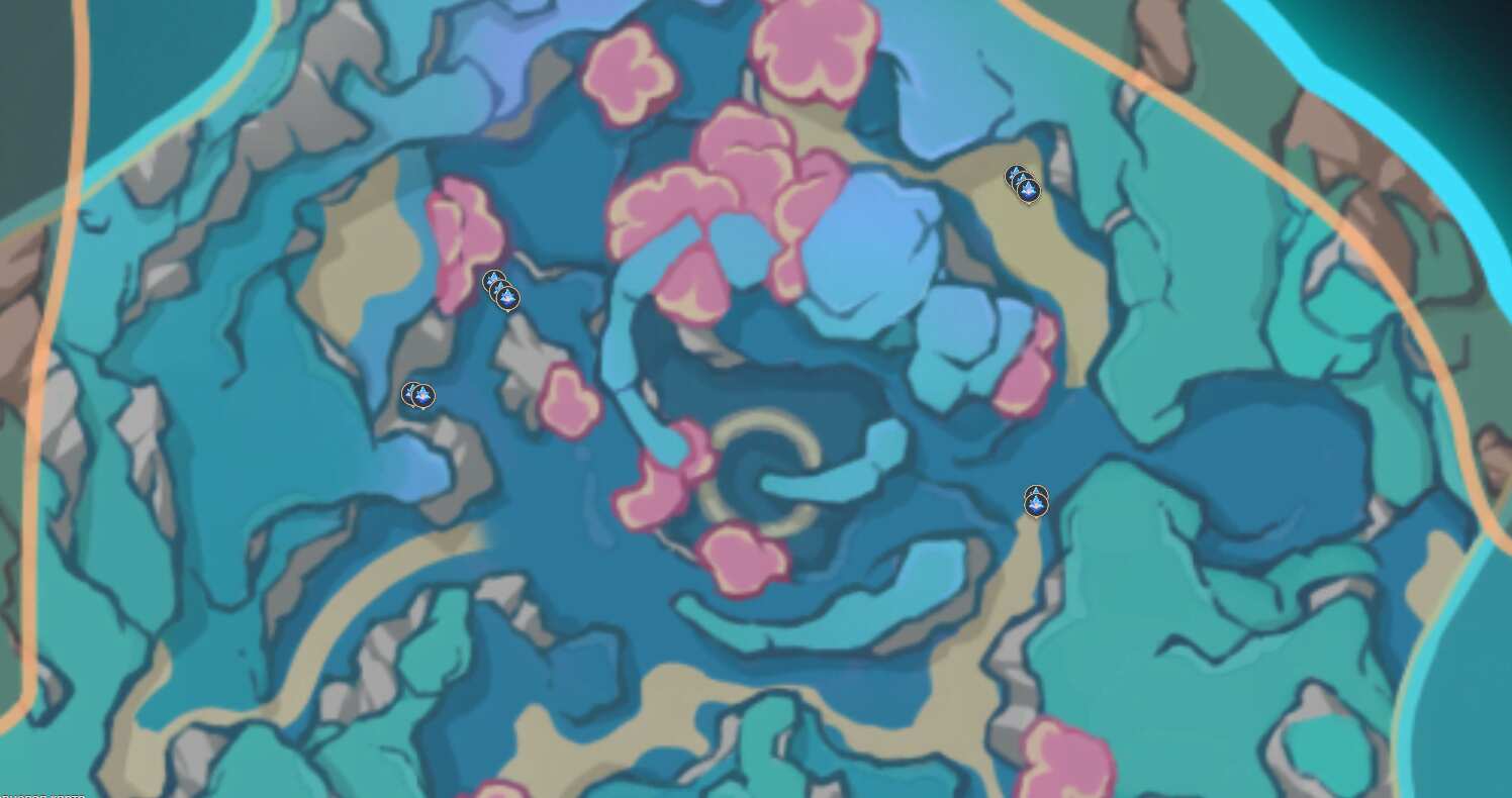 Где найти Конденсирующийся кристалл в Море древности в Подводной Ремурии в Genshin Impact