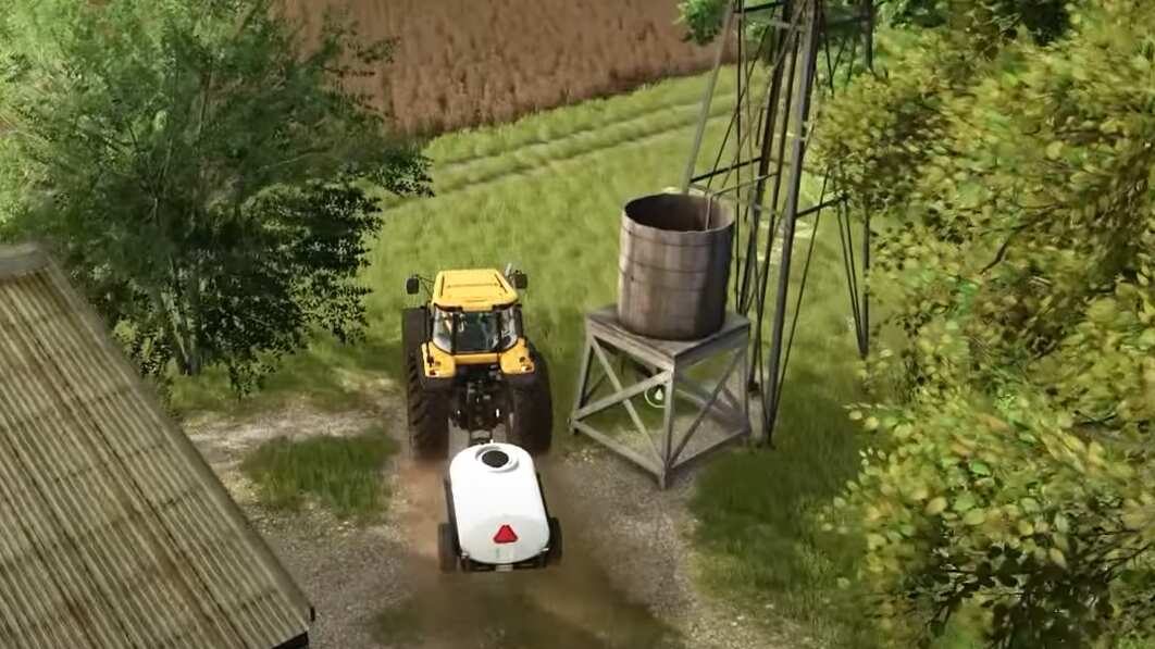 Где взять воду в Farming Simulator 25 для скота