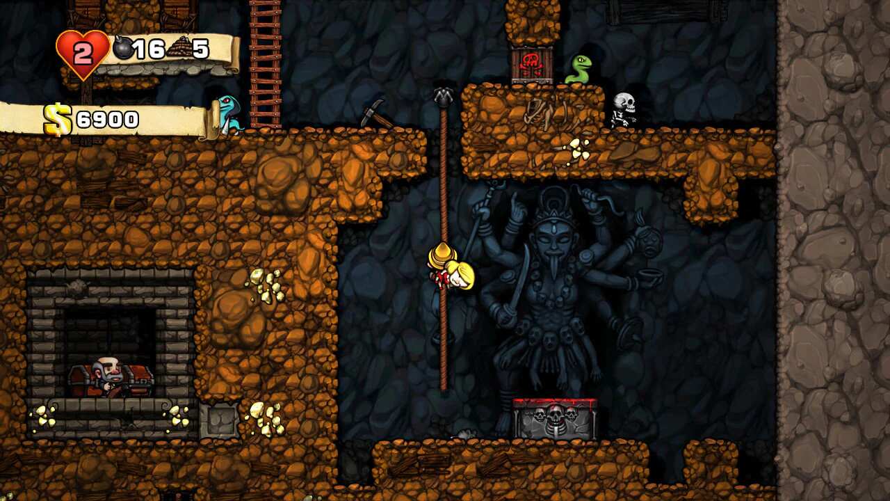 Лучшие бесплатные игры на PS Vita на русском языке — Spelunky