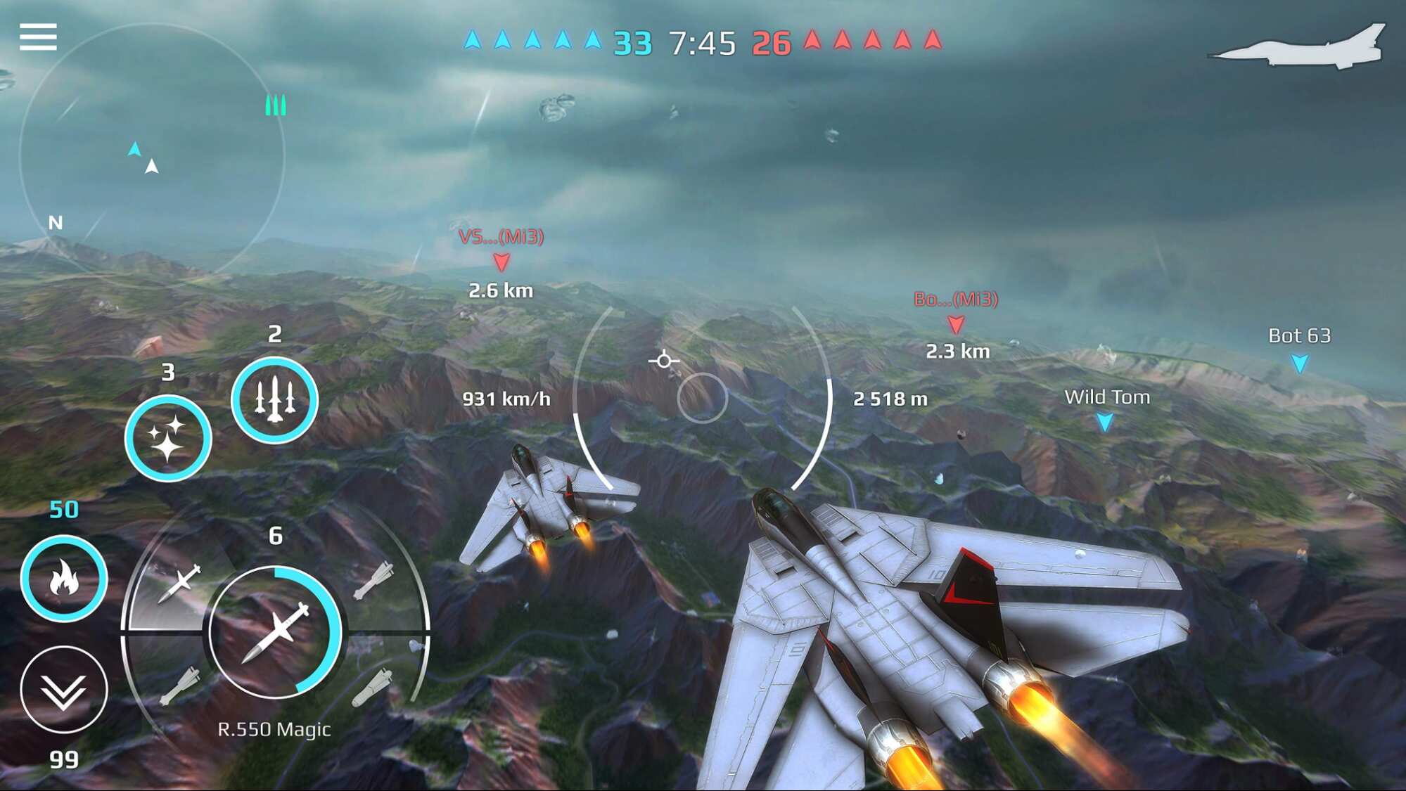 Лучшие игры про самолеты — Sky Combat