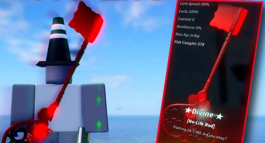 Как получить ноулайф удочку No-Life Rod в Roblox Fisch 