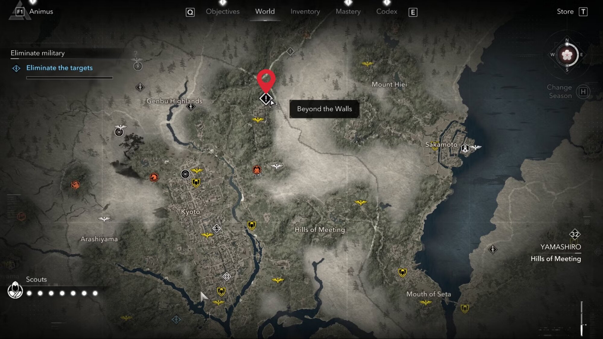 Как начать квесты Атаки Титанов в Assassin’s Creed Shadows