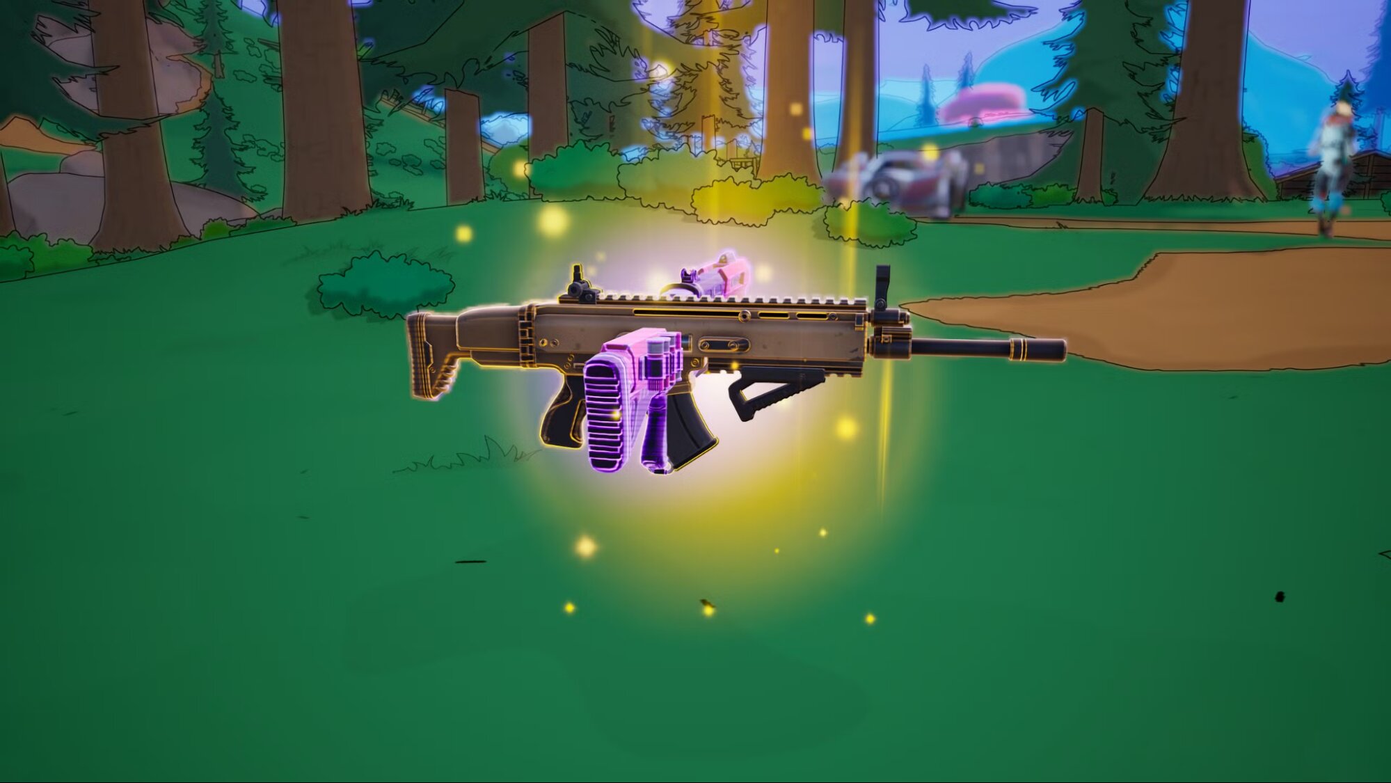 Оружие Мо Сизлака в Fortnite Simpsons: где найти пушку 5 Guns