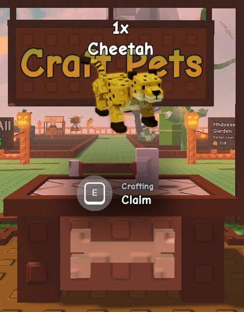 Все про льва в Roblox Grow a Garden: что делает и как получить