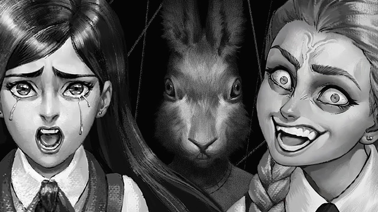 Игра на гитаре в хорроре Зайчик: правильный порядок струн