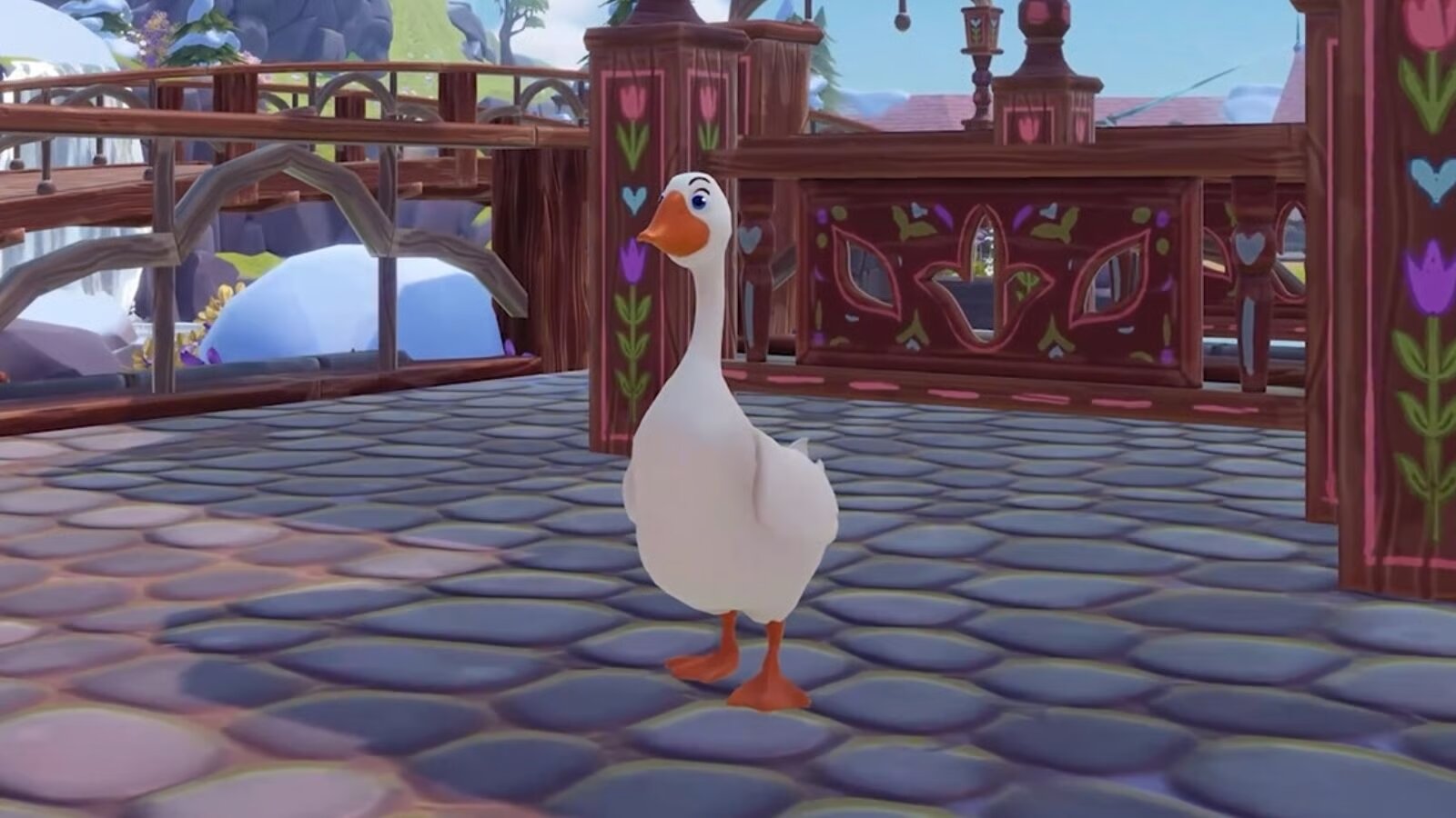 Гуси в Disney Dreamlight Valley: как и чем кормить