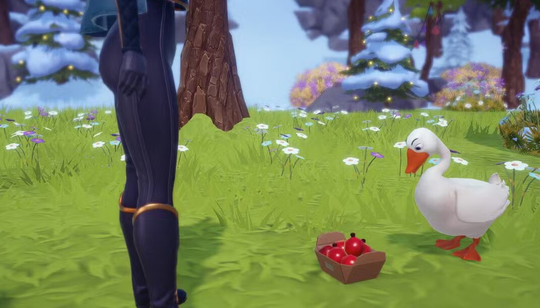 Гуси в Disney Dreamlight Valley: как и чем кормить