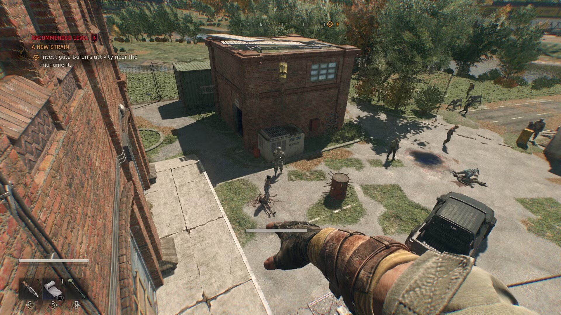 Метательное оружие Dying Light The Beast: как использовать