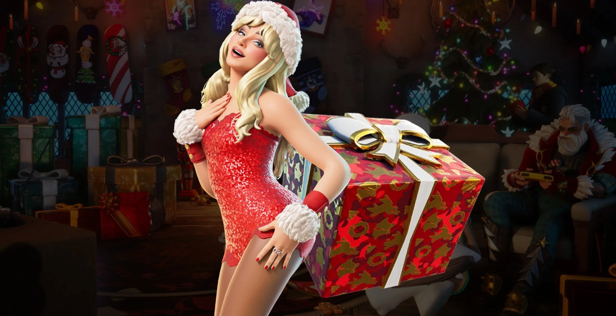 Сабрина Клаус Карпентер в Fortnite: как получить новогодний скин