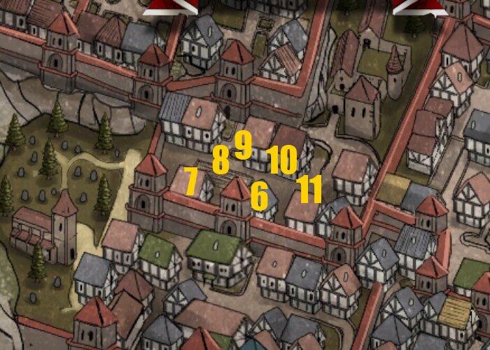 Все торговцы, ремесленники и другие NPC на карте Грейшафта в Of Ash and Steel