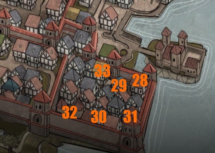 Все торговцы, ремесленники и другие NPC на карте Грейшафта в Of Ash and Steel