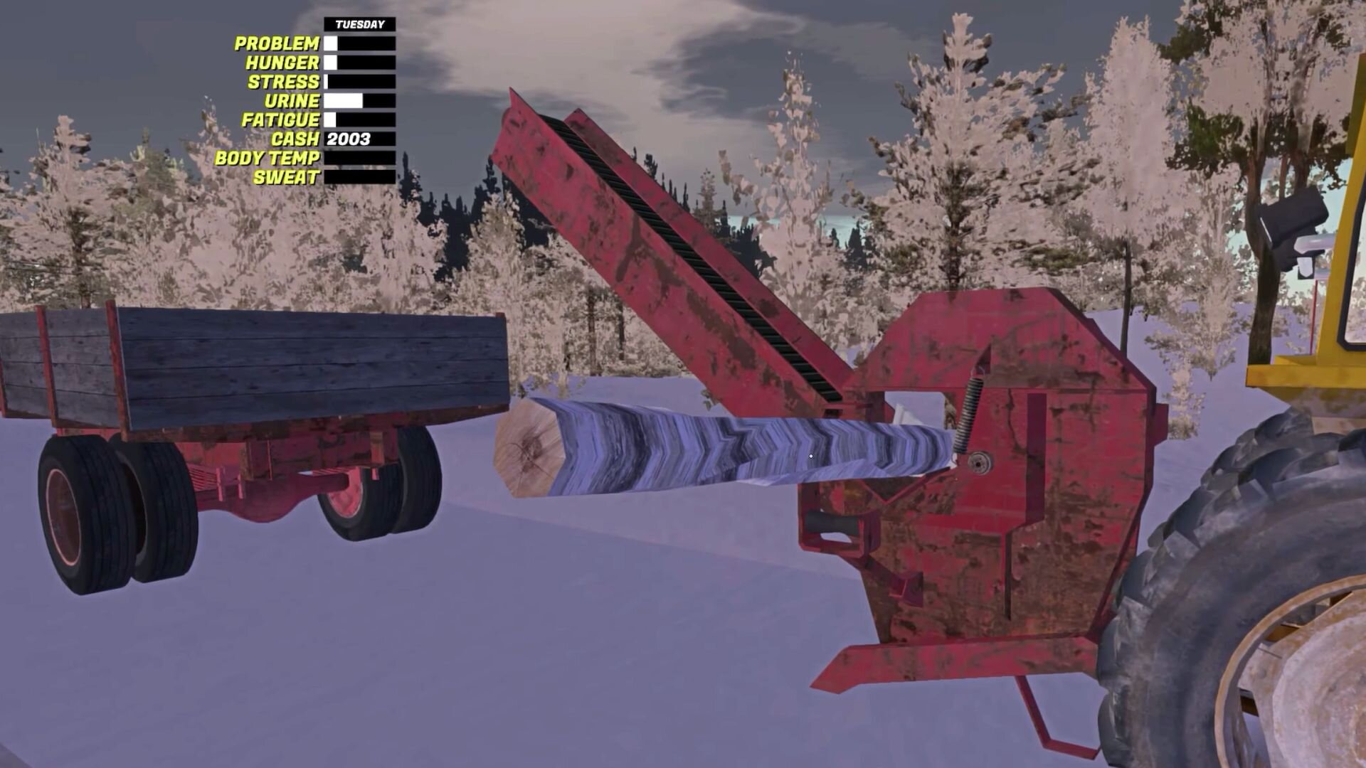 Конвейер для дров в My Winter Car: как использовать