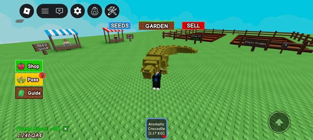 Все про крокодила в Roblox Grow a Garden: что делает и как получить
