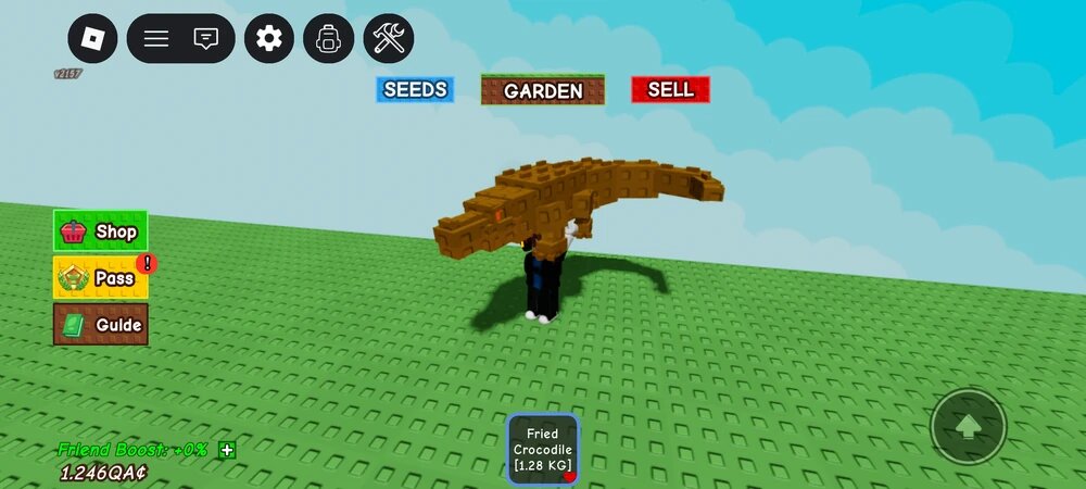 Все про крокодила в Roblox Grow a Garden: что делает и как получить