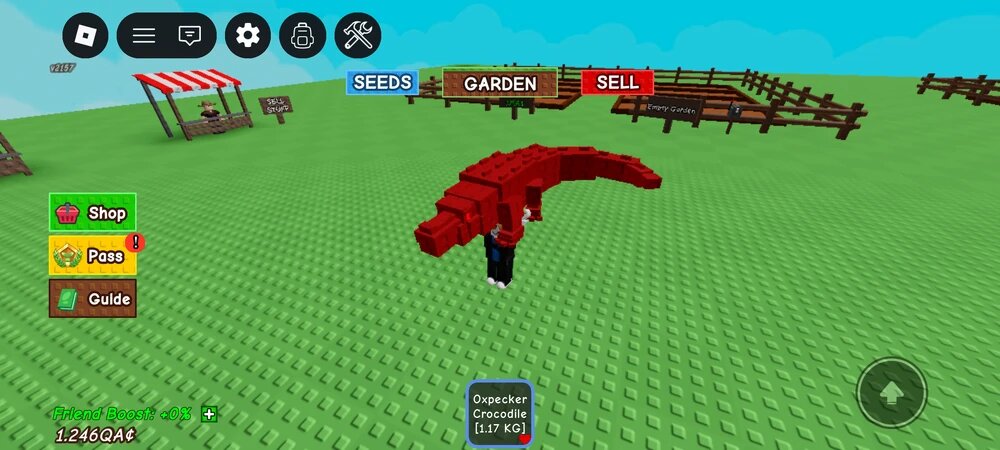 Все про крокодила в Roblox Grow a Garden: что делает и как получить