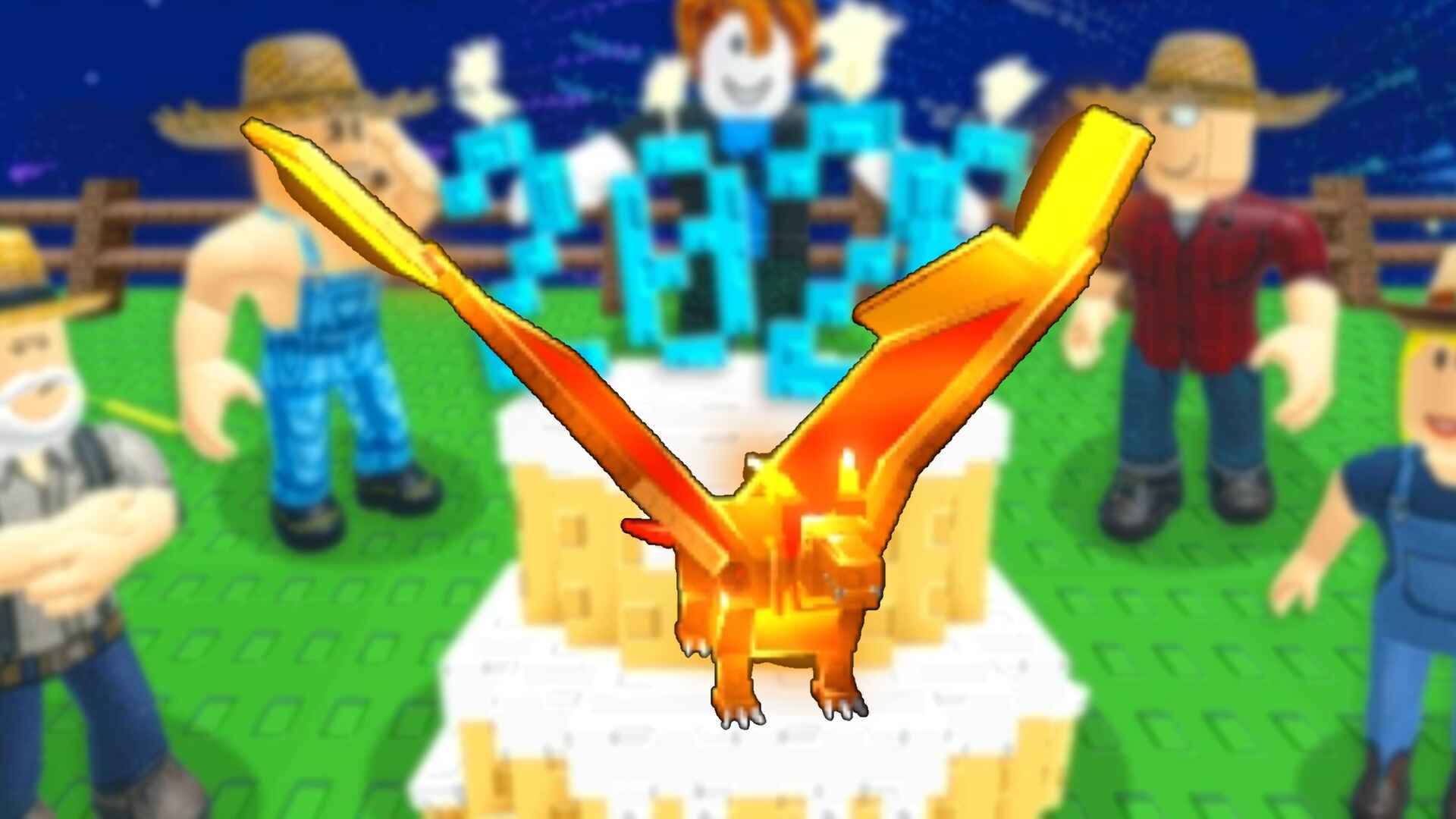 Все про Новогоднего дракона в Grow a Garden: что делает и как получить