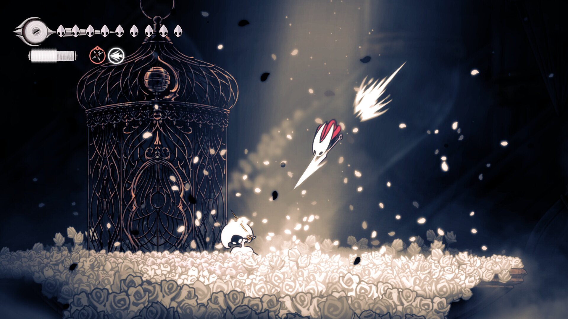 Как сделать пого атаку в Hollow Knight Silksong для двойного прыжка