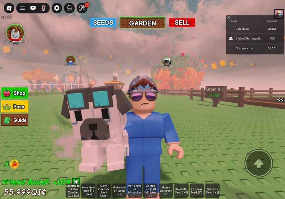 Все про собаку кузнеца в Roblox Grow a Garden: что делает и как получить