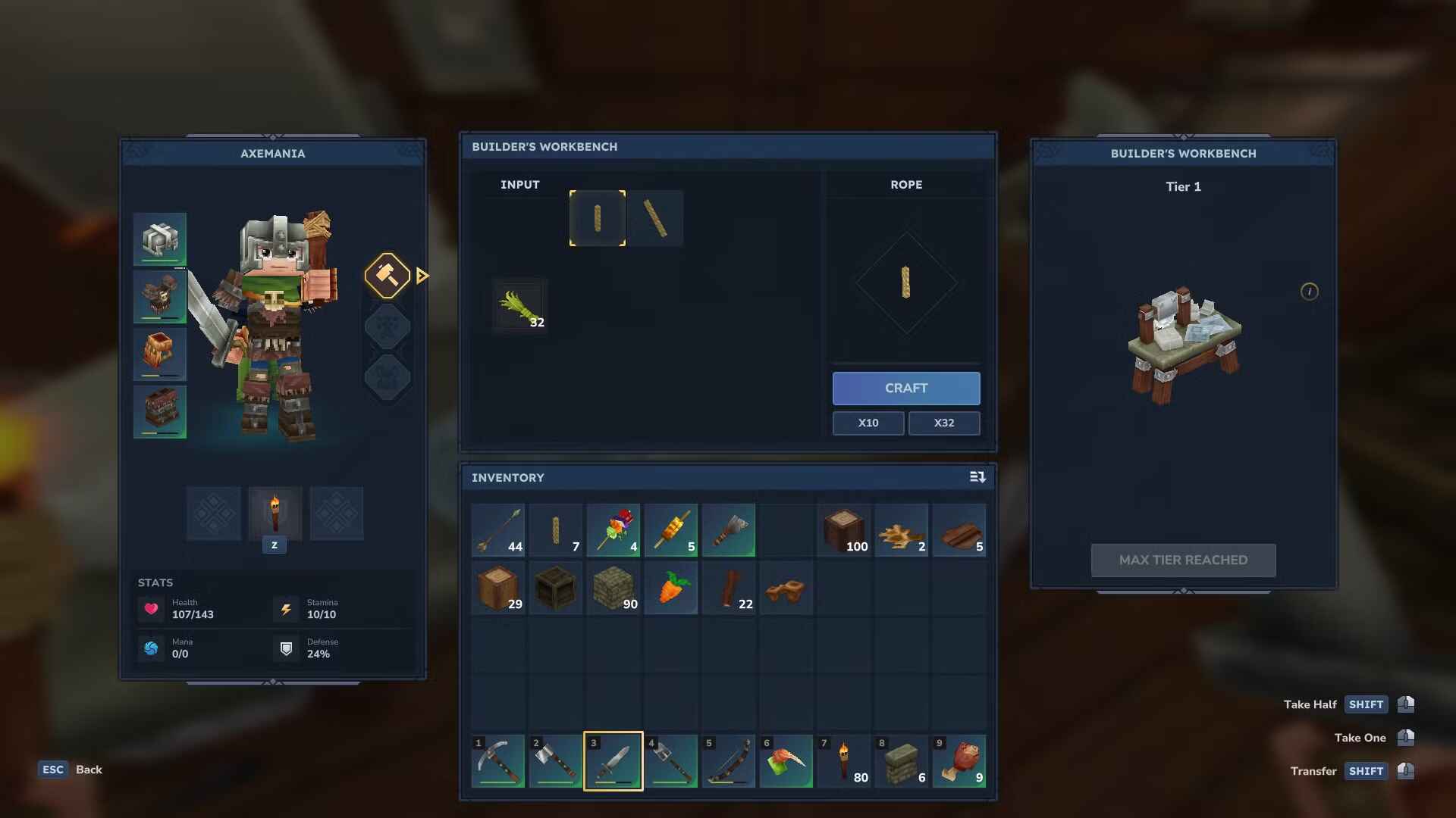 Как сделать веревку в Hytale и для чего она нужна