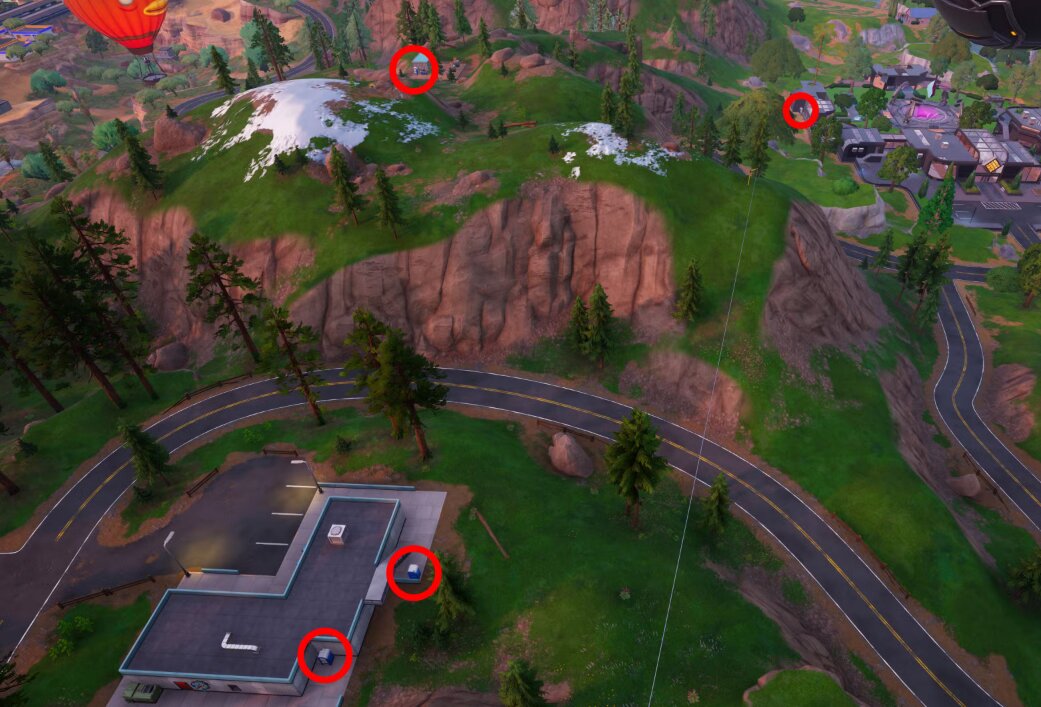 Где найти все портативные туалеты Флашеры в Fortnite