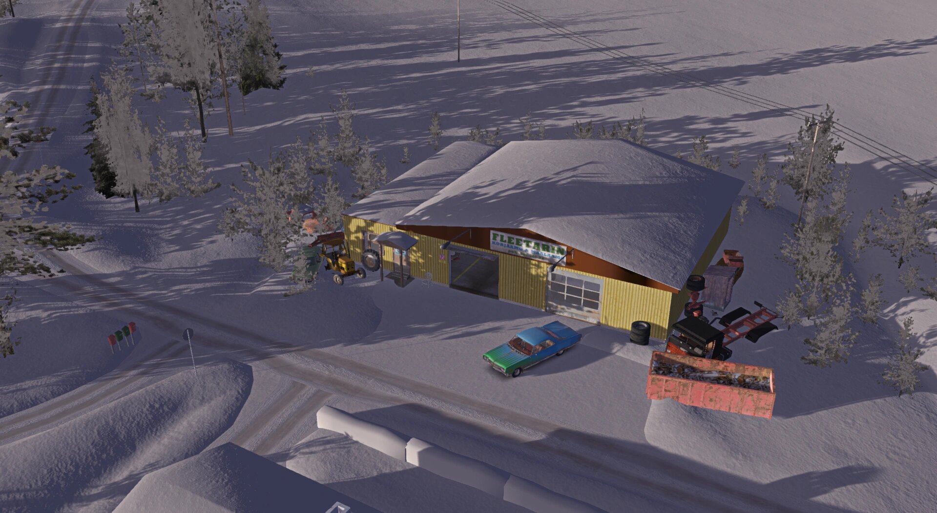 Все точки интереса в My Winter Car