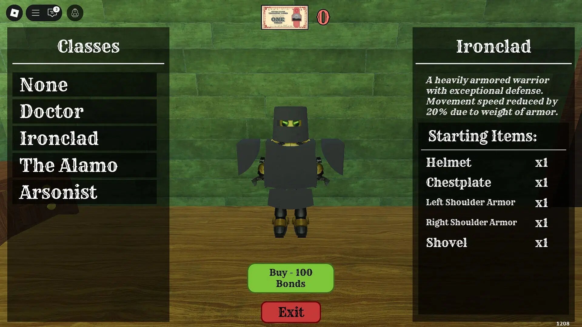 Все про класс Броненосца в Roblox Dead Rails