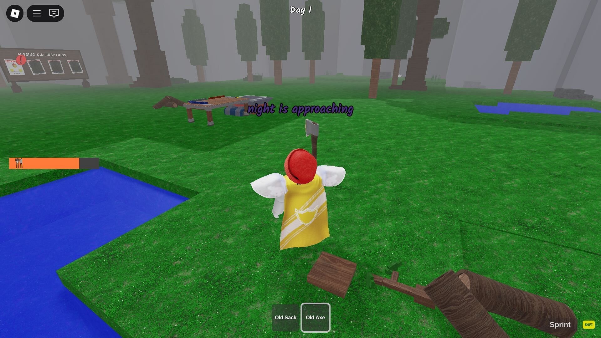 Как выживать в Roblox 99 Nights in The Forest: гайд для новичков
